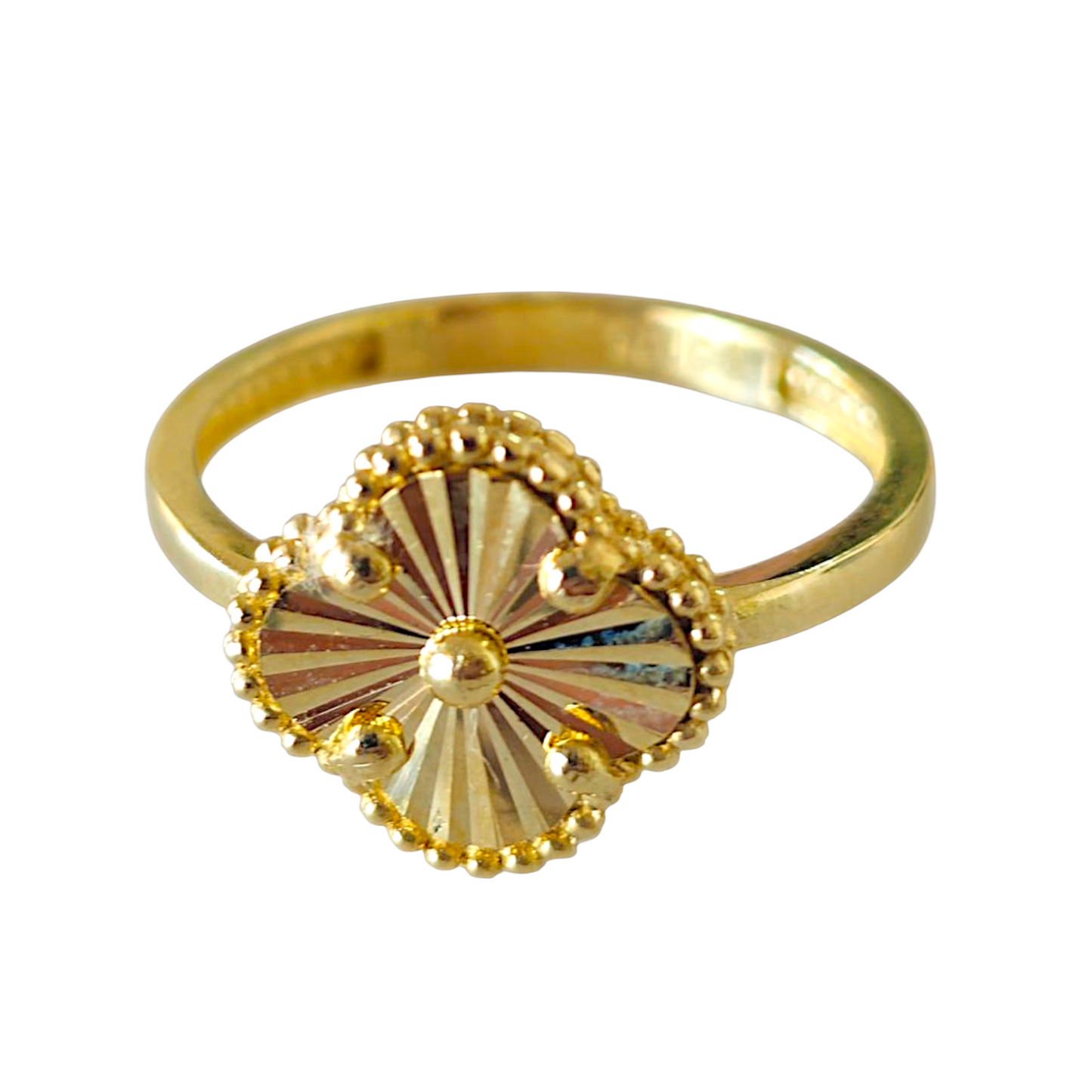 Anel Flor Ouro