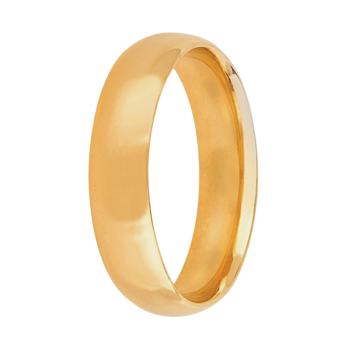 Aliança Amendoada 5mm Ouro