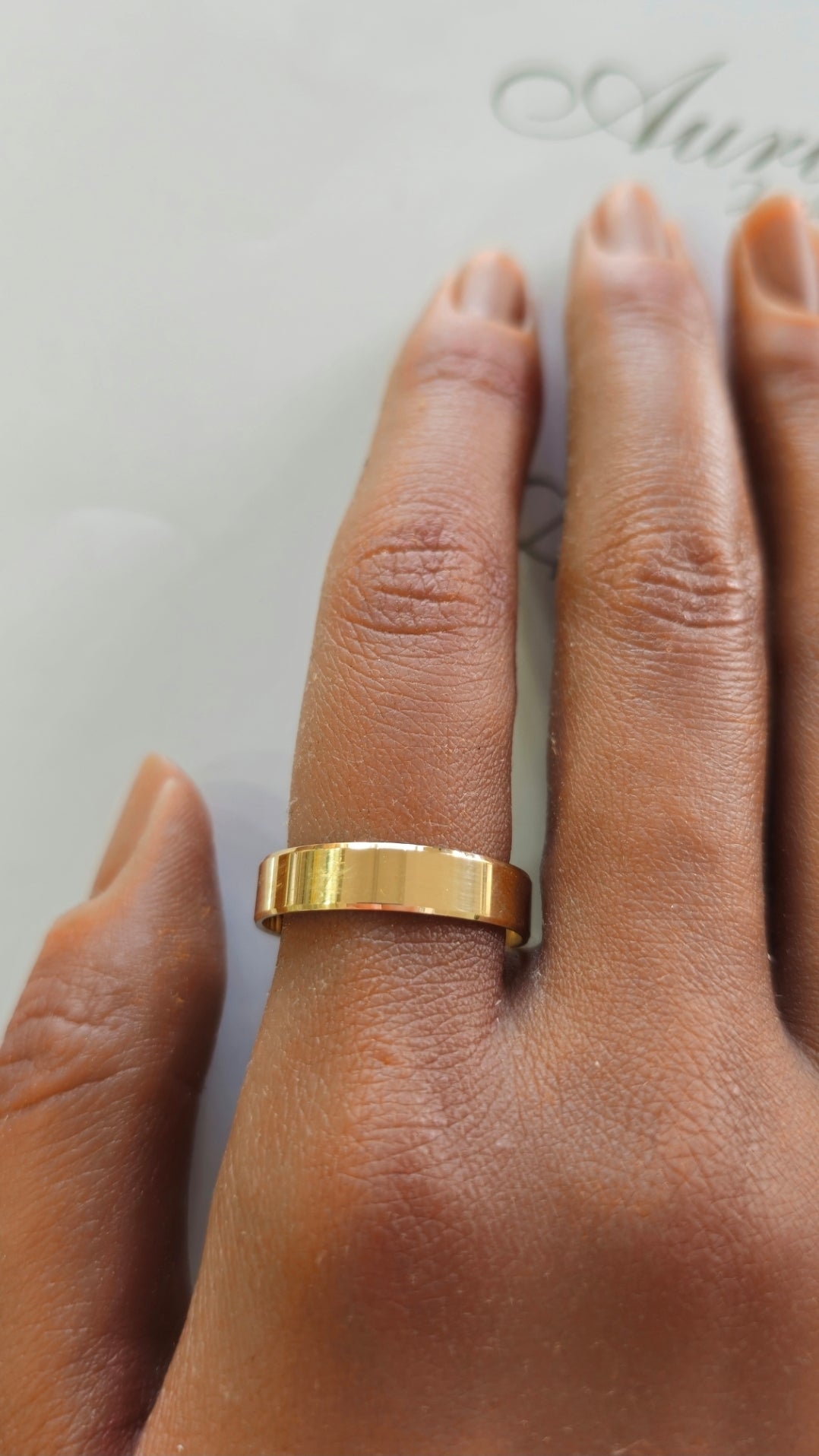 Aliança Ouro 5mm