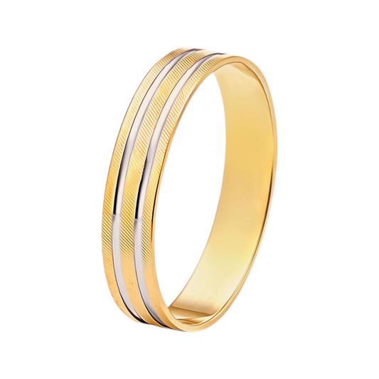 Aliança Ouro 4mm