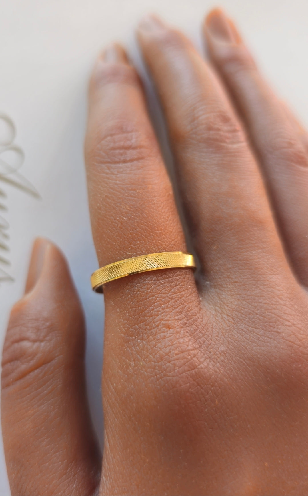 Aliança 3mm Ouro