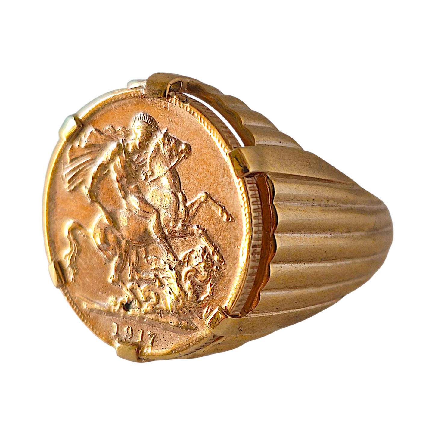 Anel Moeda Ouro