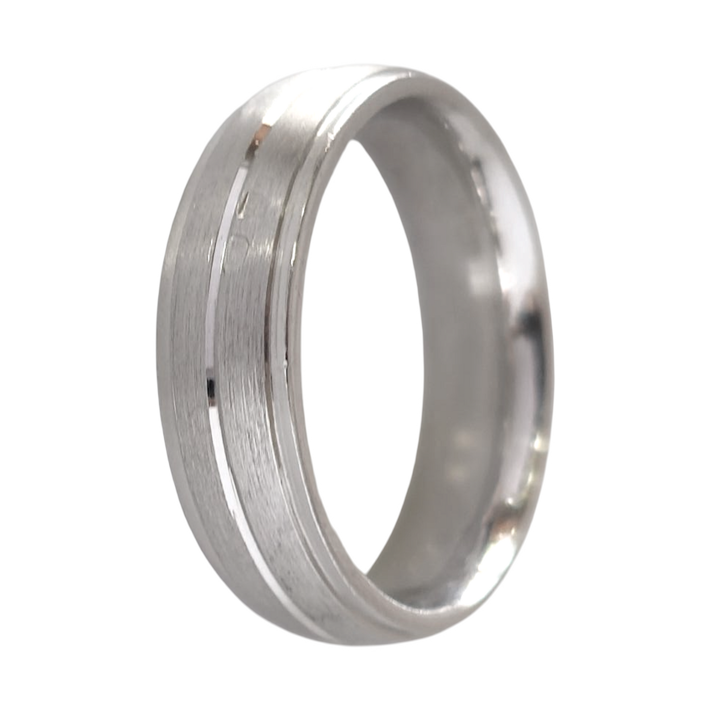 Aliança 6mm Prata
