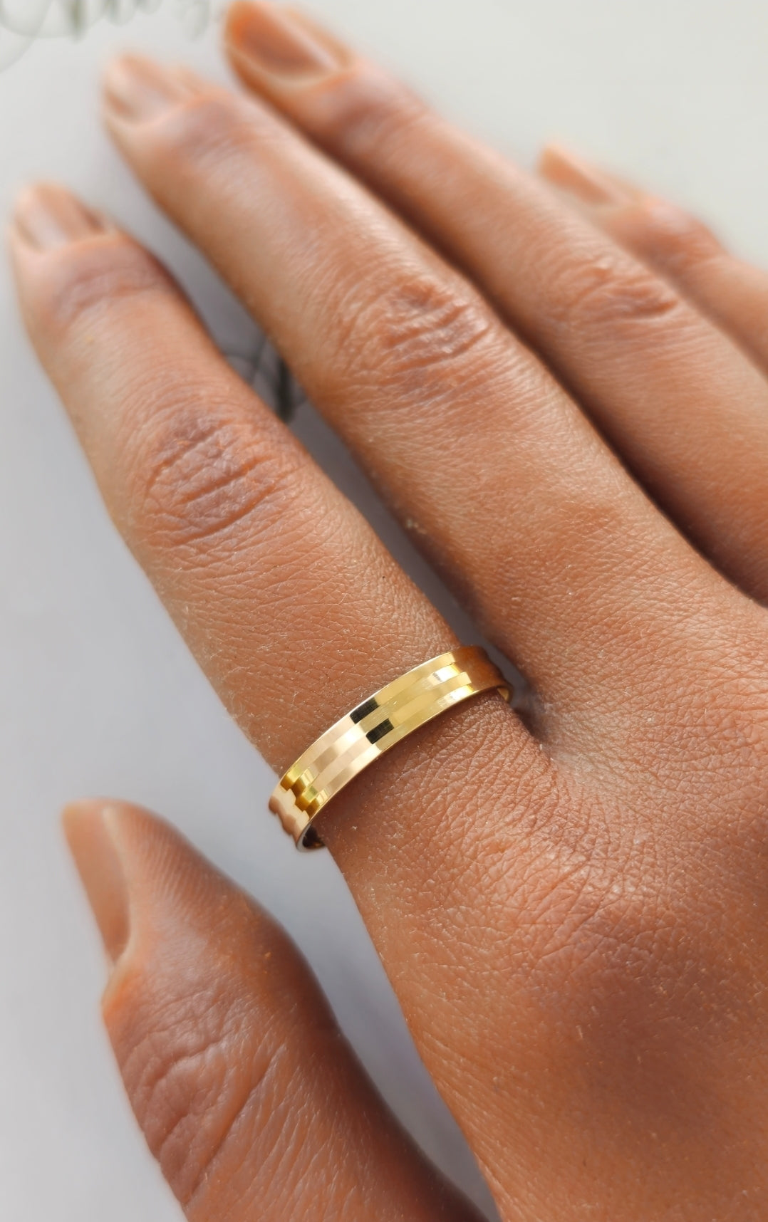 Aliança Ouro 4mm