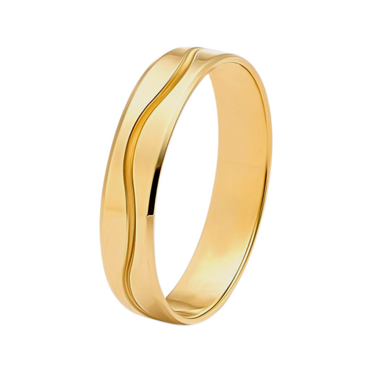 Aliança Ouro 4mm