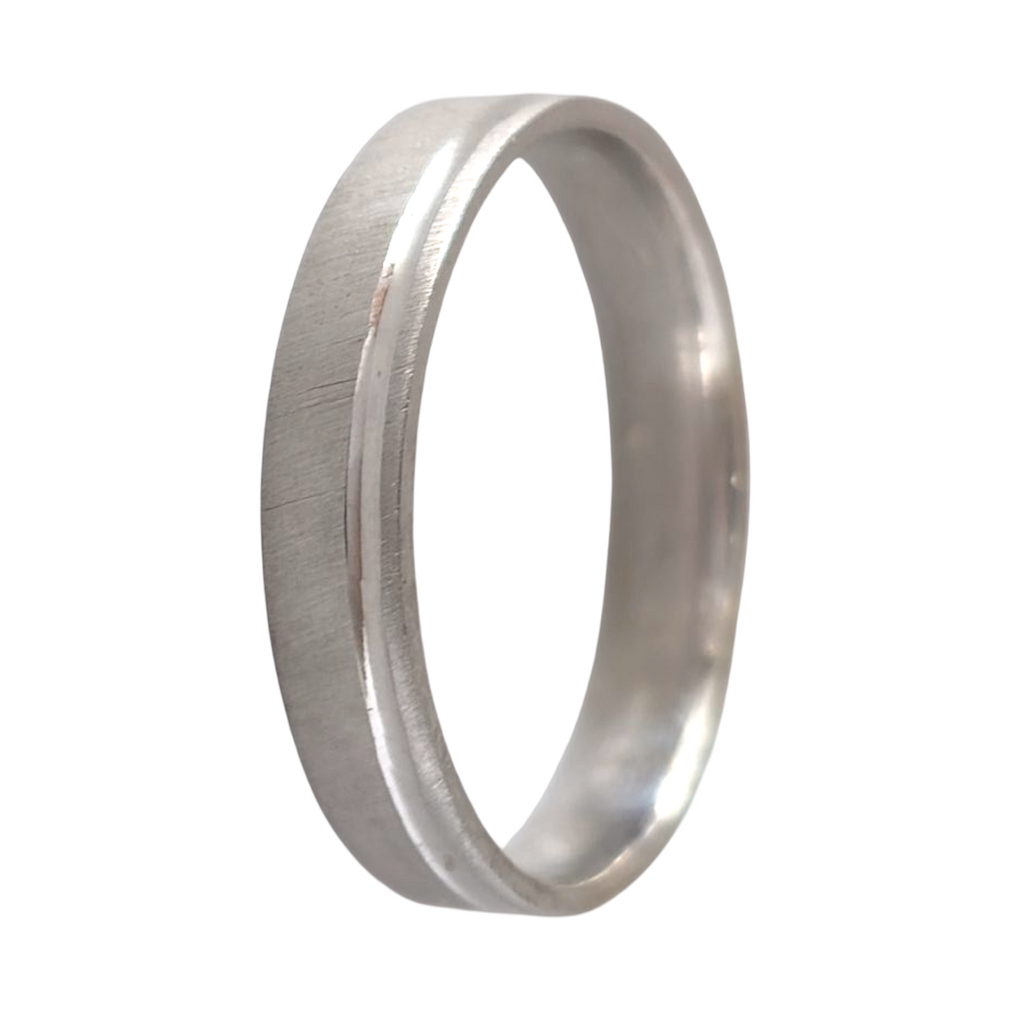 Aliança 4mm Prata