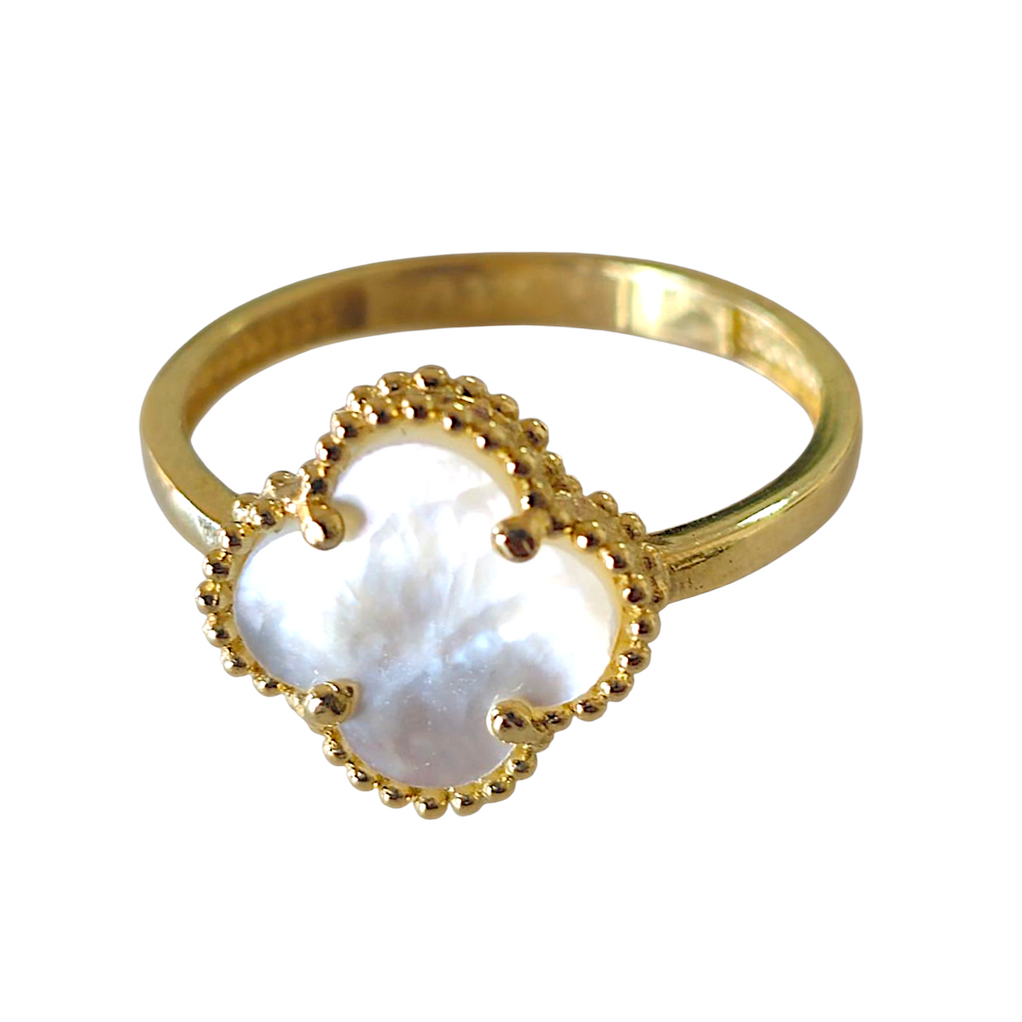 Anel Flor Ouro
