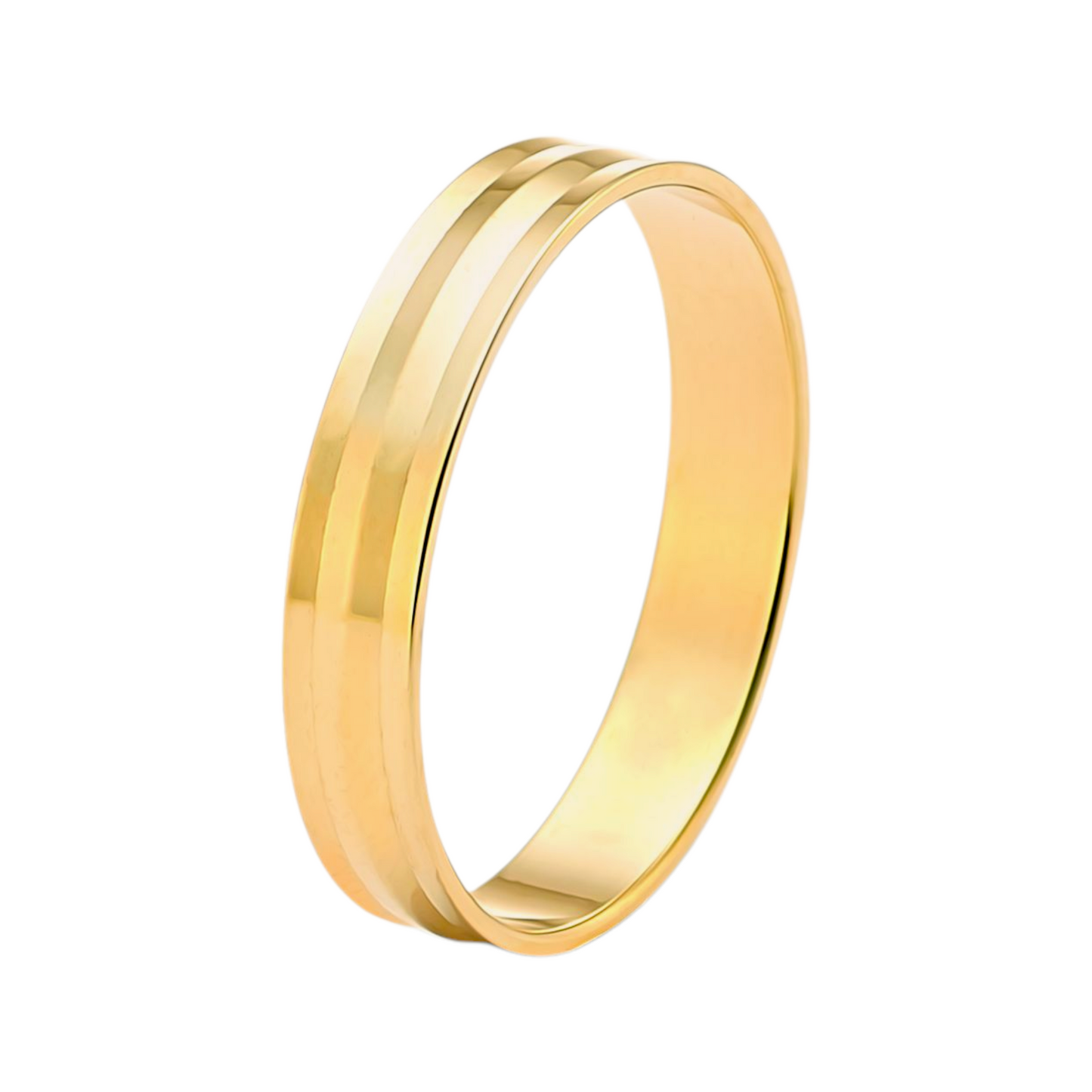 Aliança Ouro 4mm