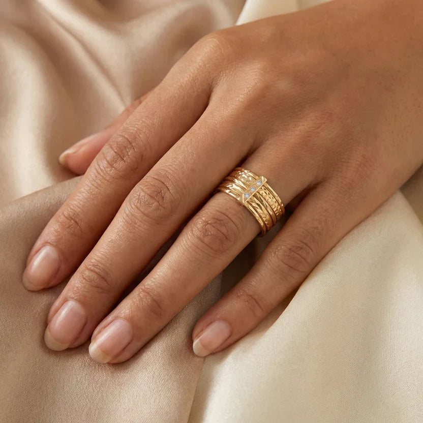 Anéis Ouro 9k Mulher