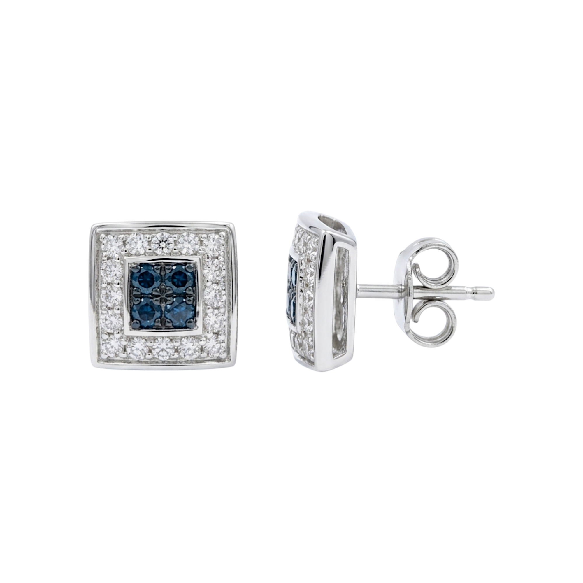 Brincos de Ouro com diamantes