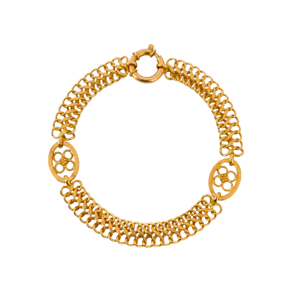 Gold Spine Bracelet