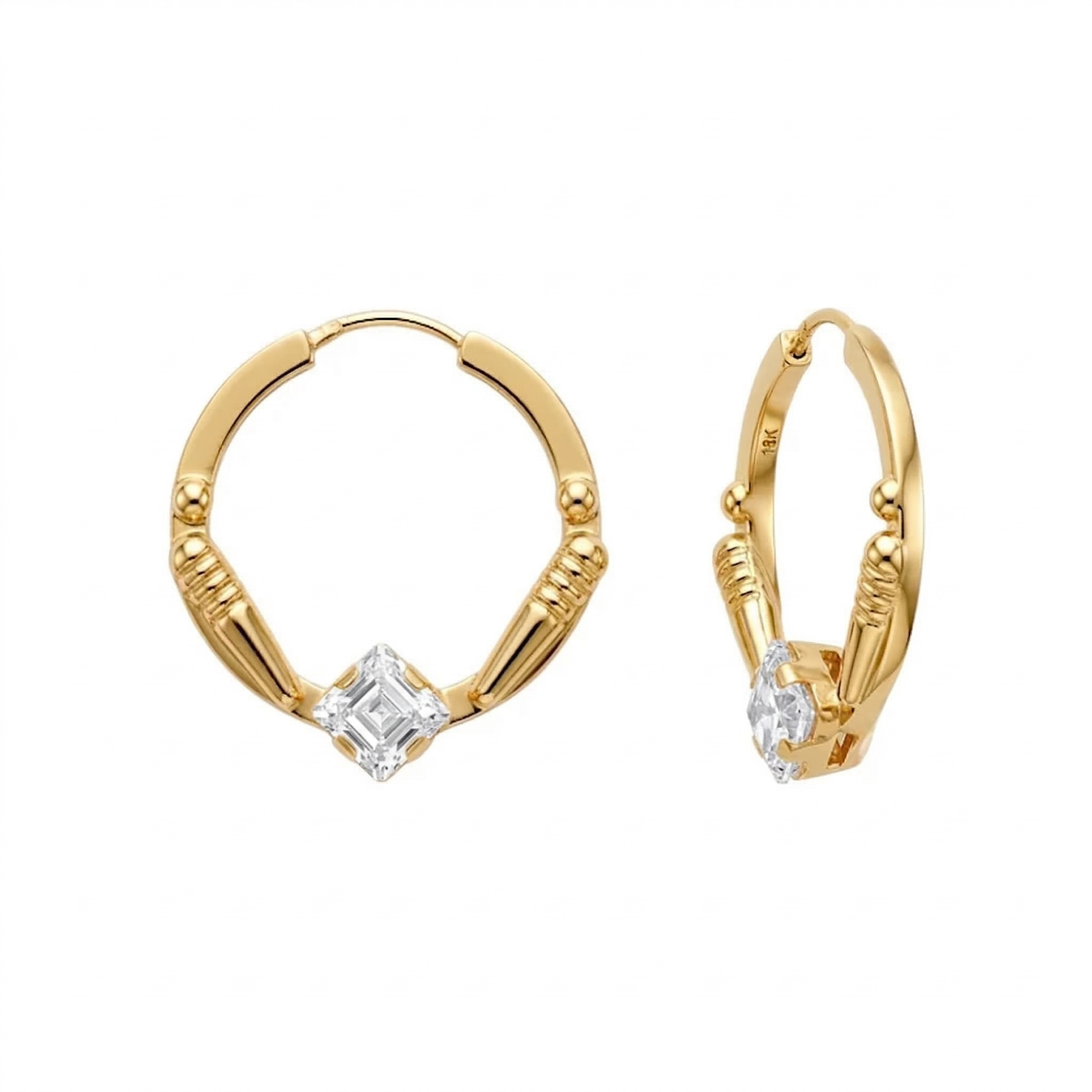 Boucles d'oreilles en or
