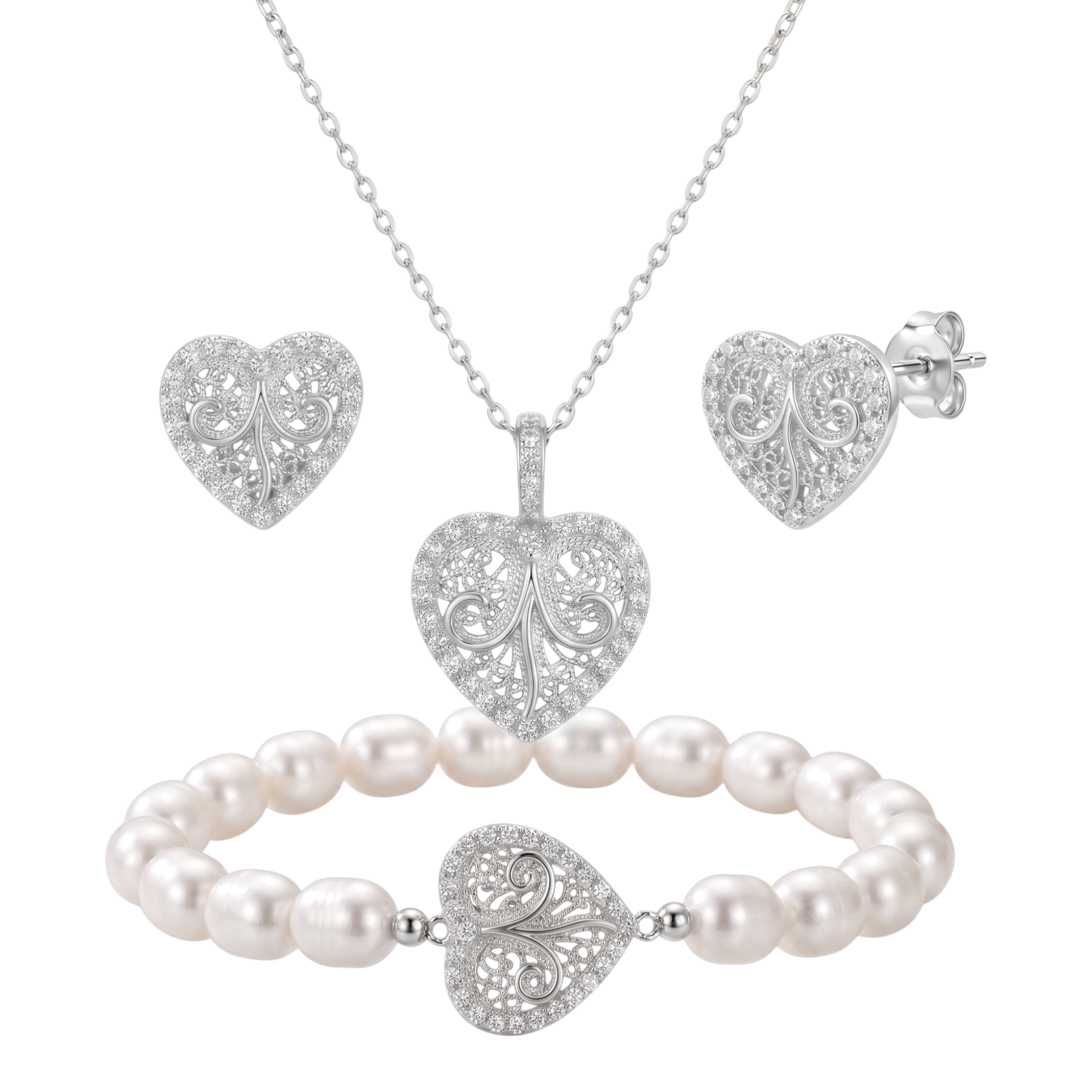 Boucles d'oreilles en argent