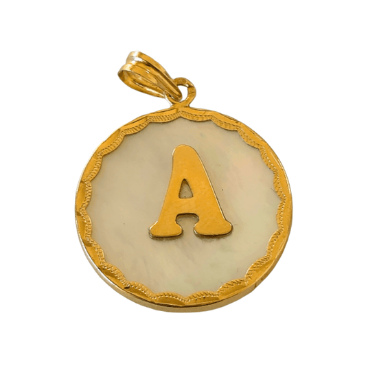 Medalha Letra Ouro - Aurus Jóias