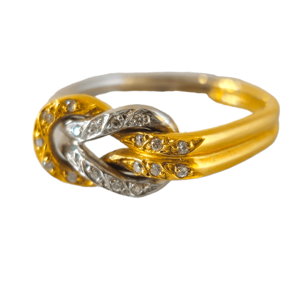 Anel Diamantes Ouro - Aurus Jóias
