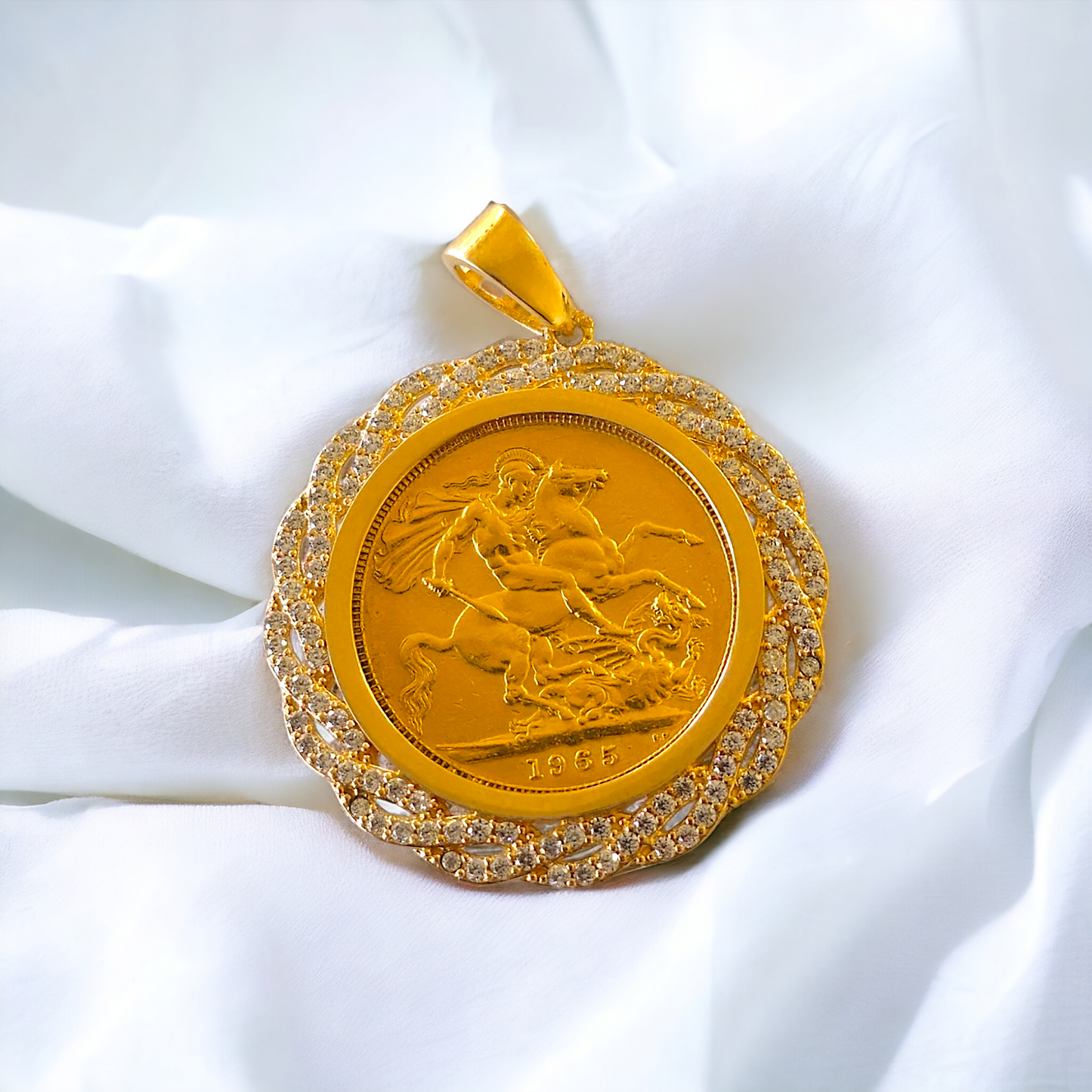 Medalha Meia Libra Ouro