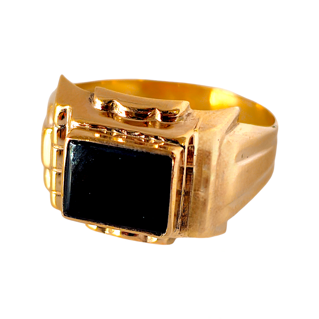 Gold Zirconia Ring