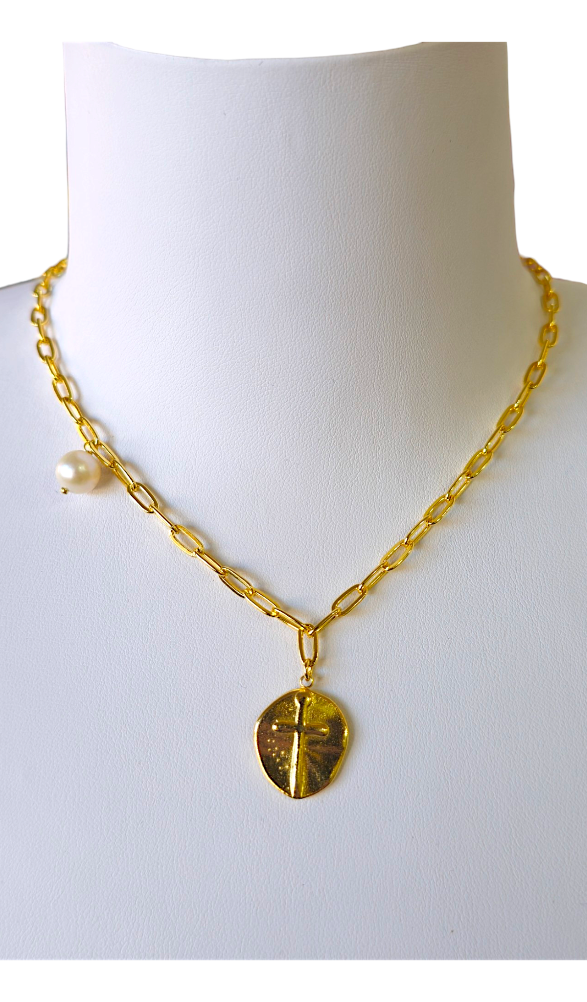 Collier en argent plaqué or