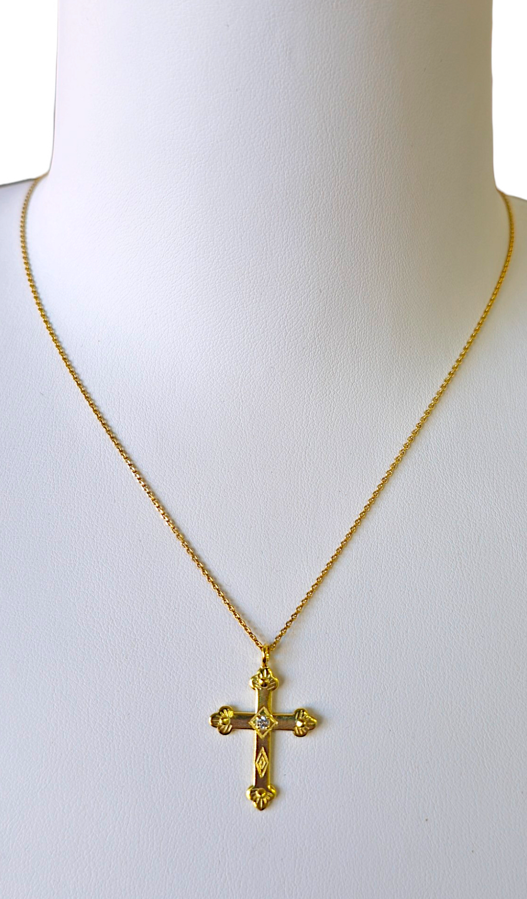 Collier en argent plaqué or