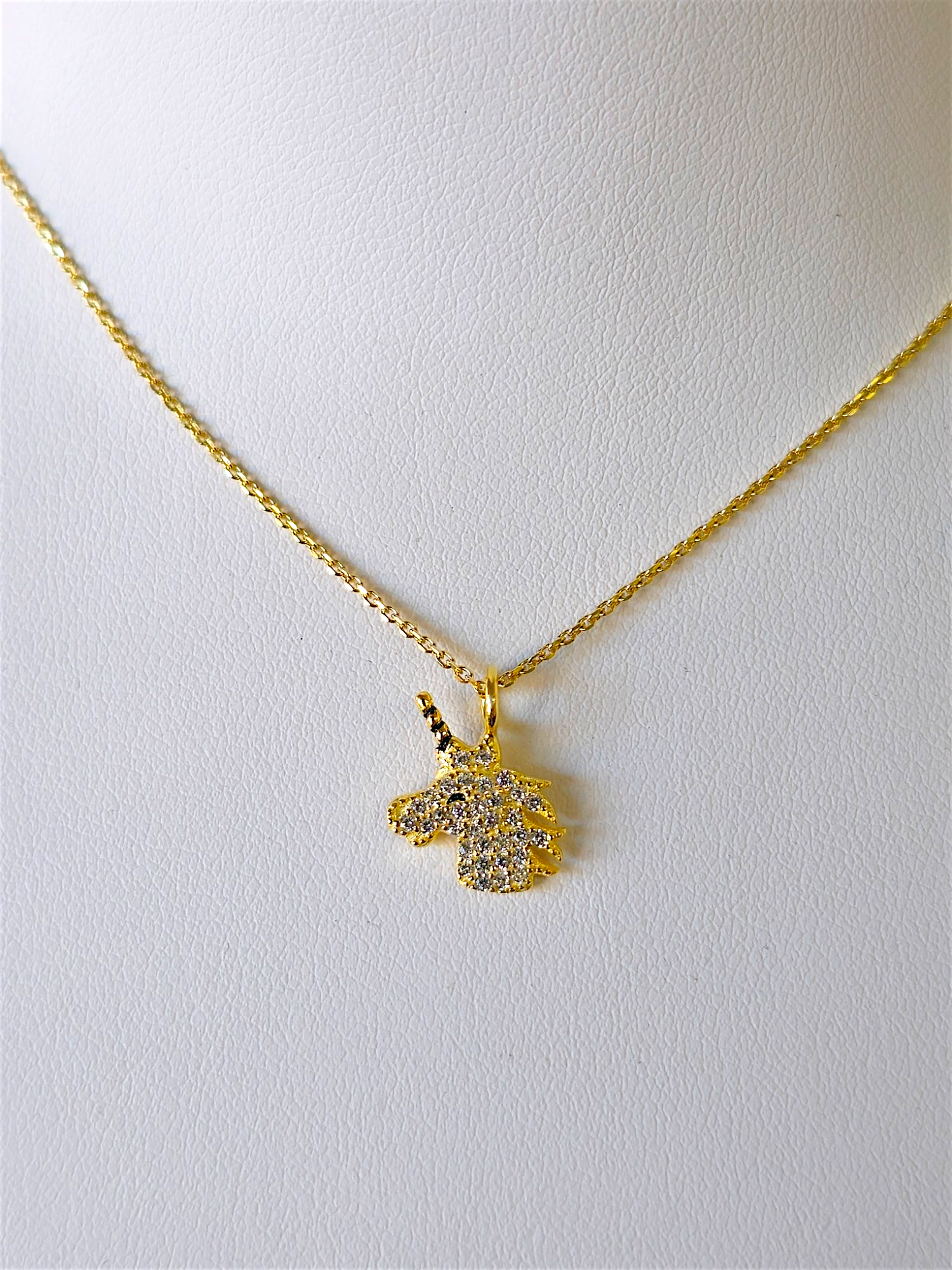 Collier en argent plaqué or