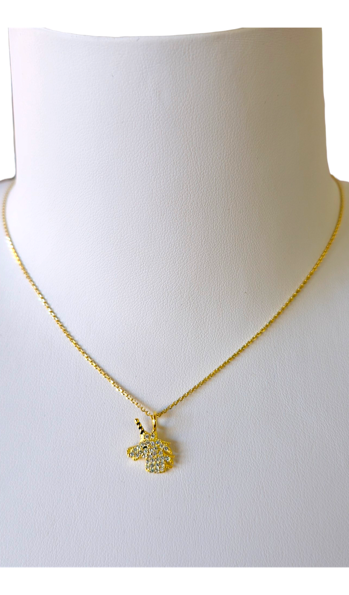 Collier en argent plaqué or