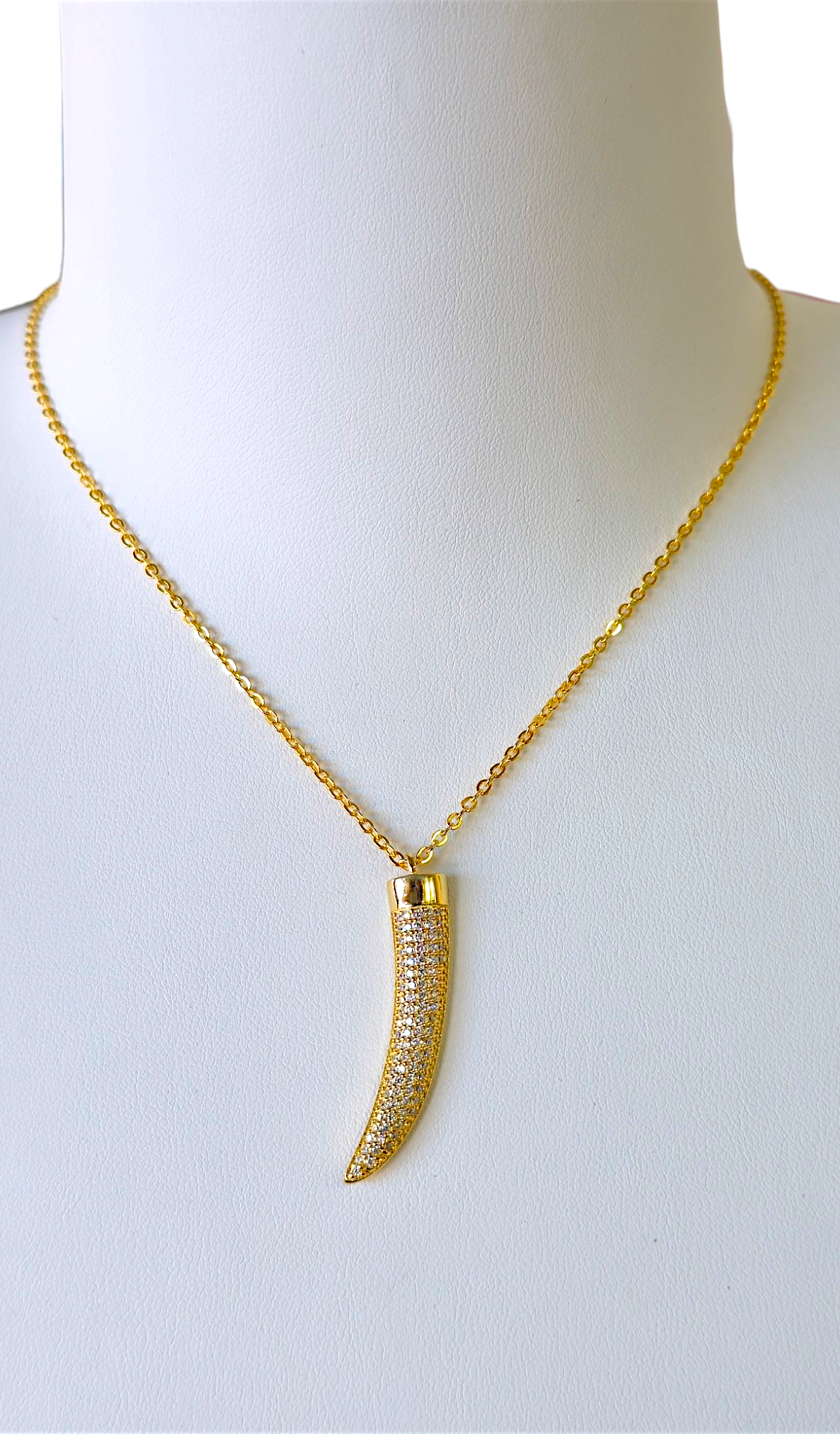 Collier en argent plaqué or