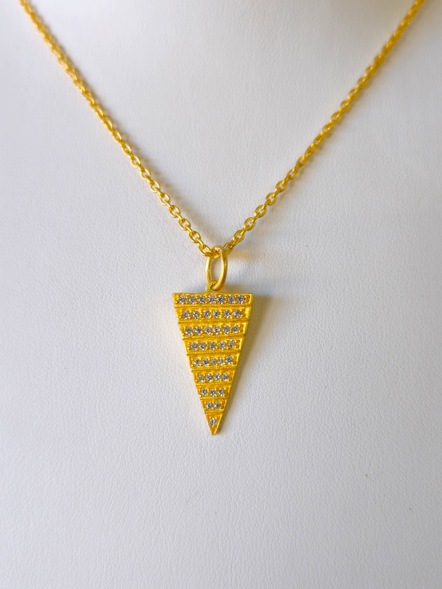 Collier en argent plaqué or