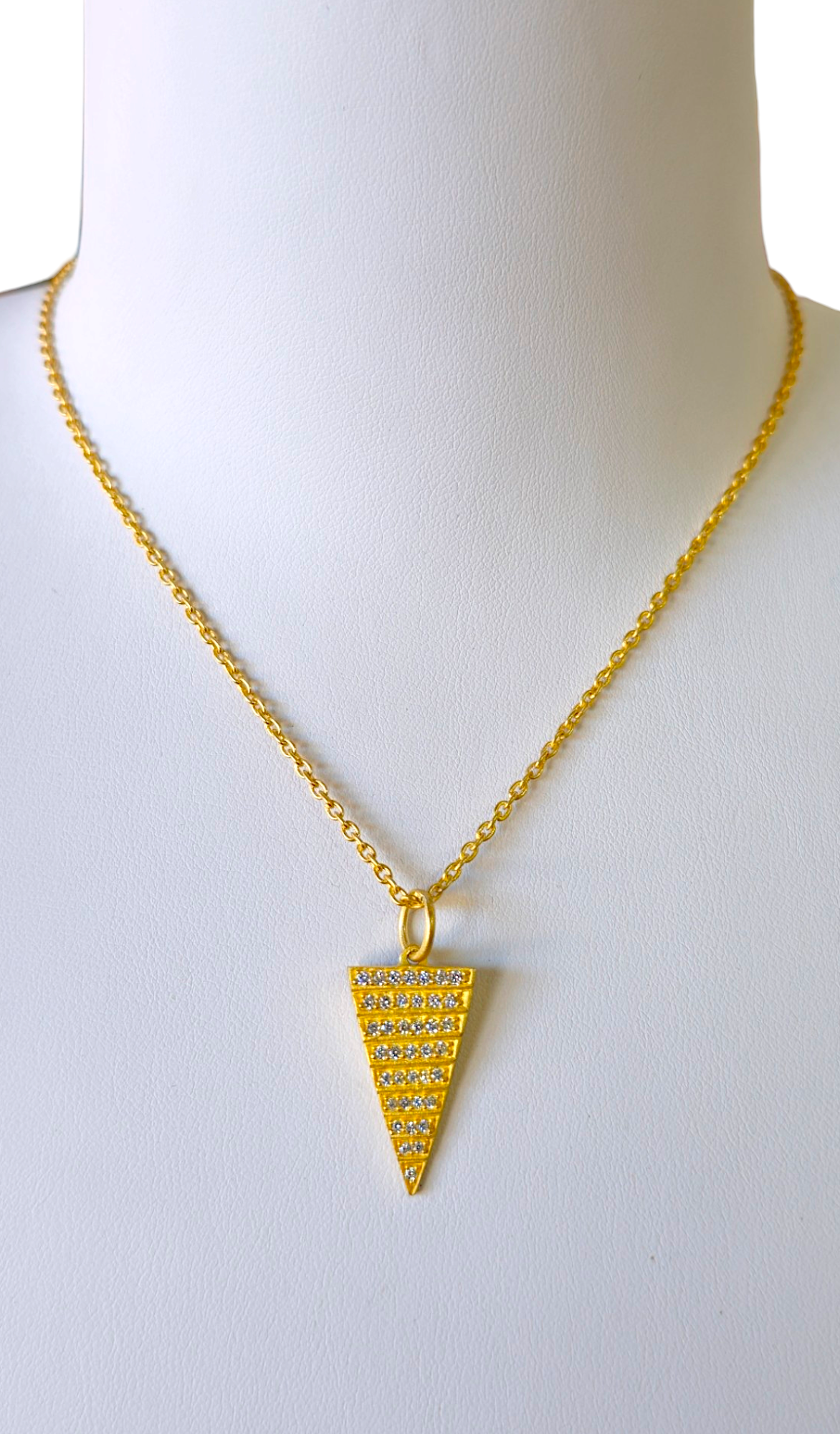 Collier en argent plaqué or