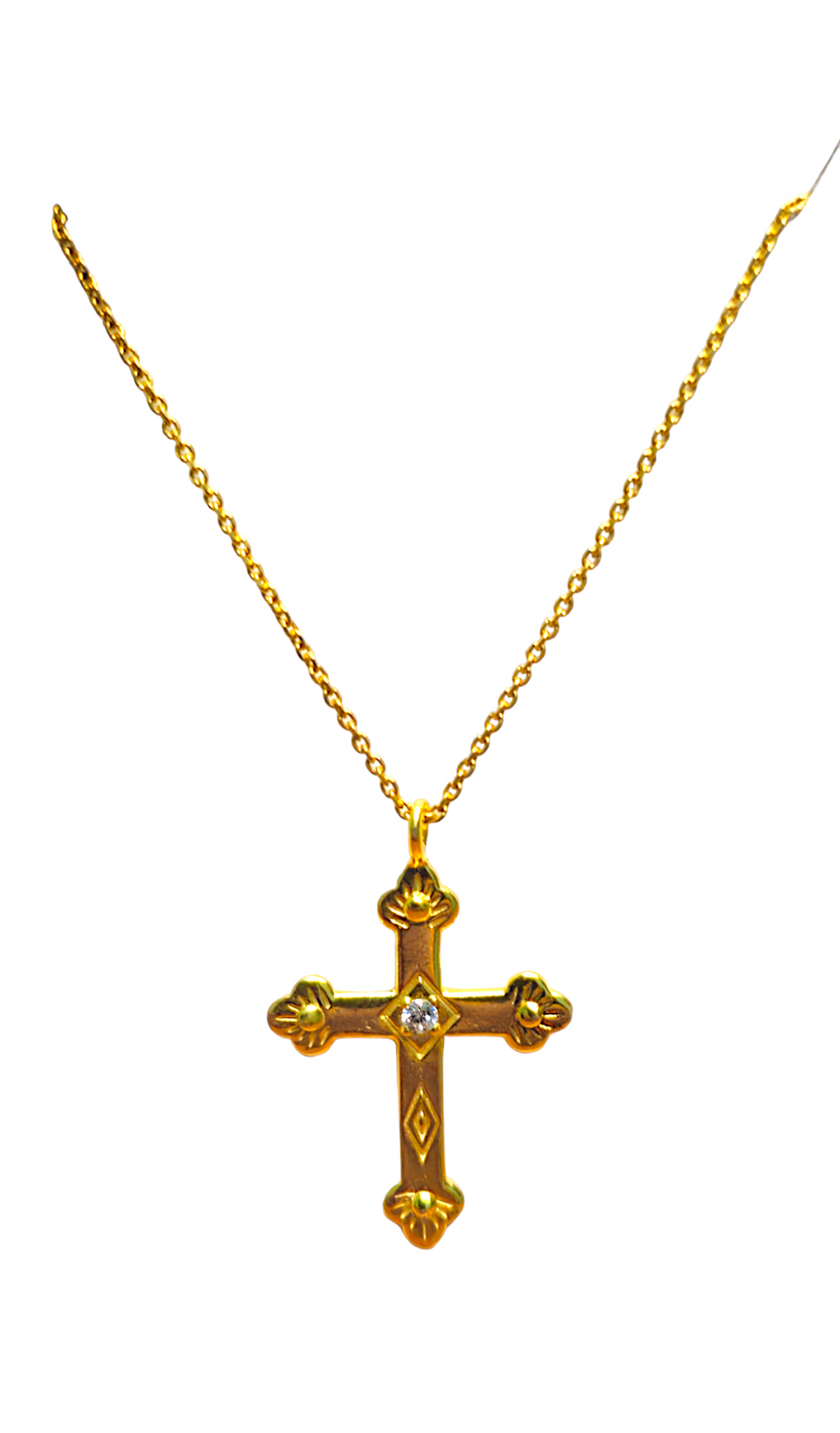 Collier en argent plaqué or