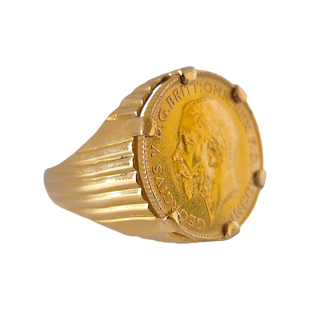 Half Pound Gold Ring