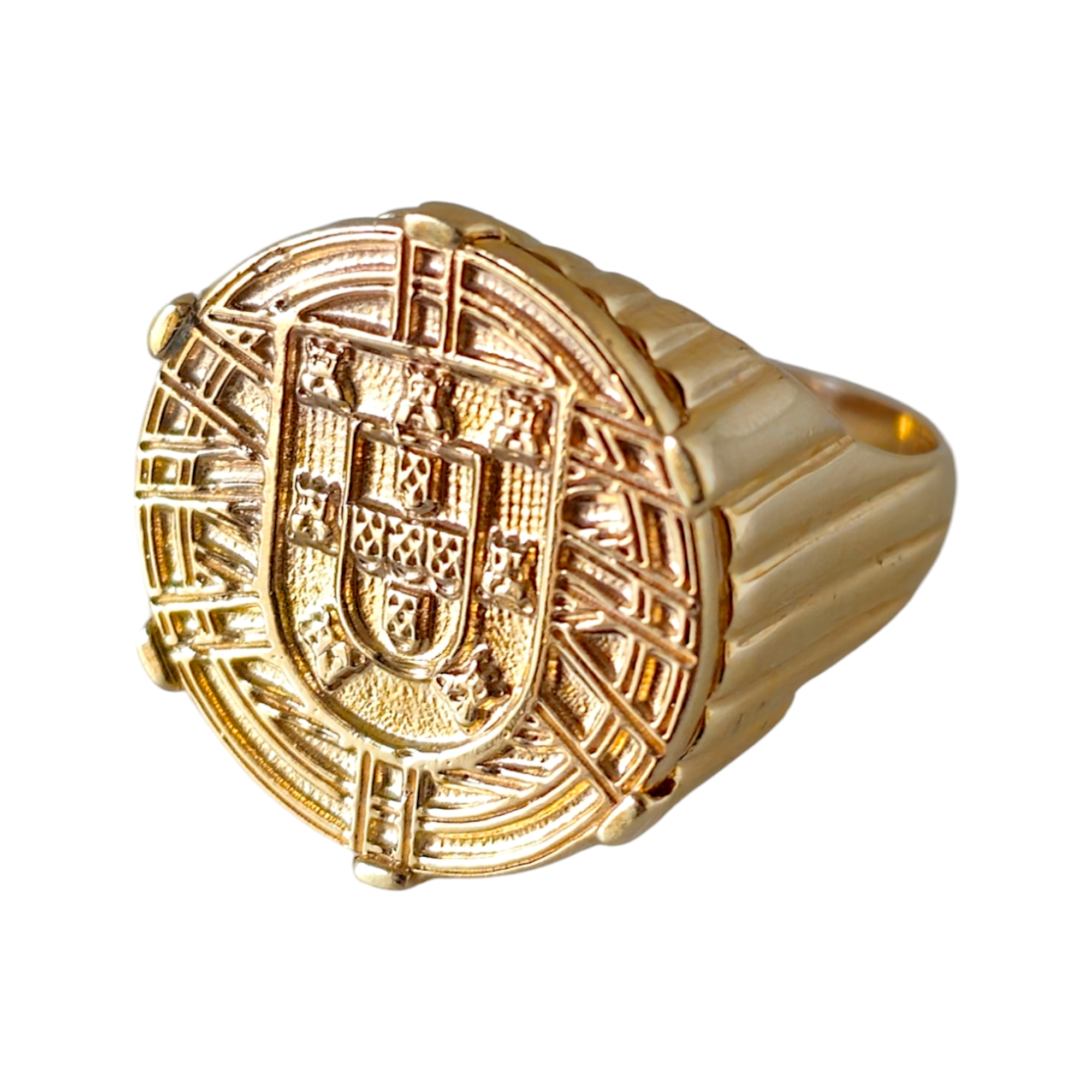 Bague en or Bouclier de la Balance