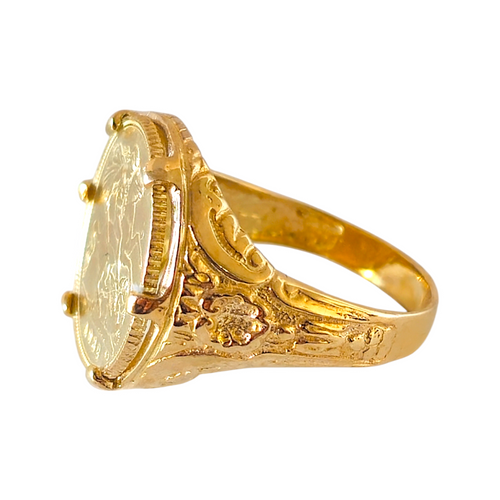 Anel Meia Libra Ouro