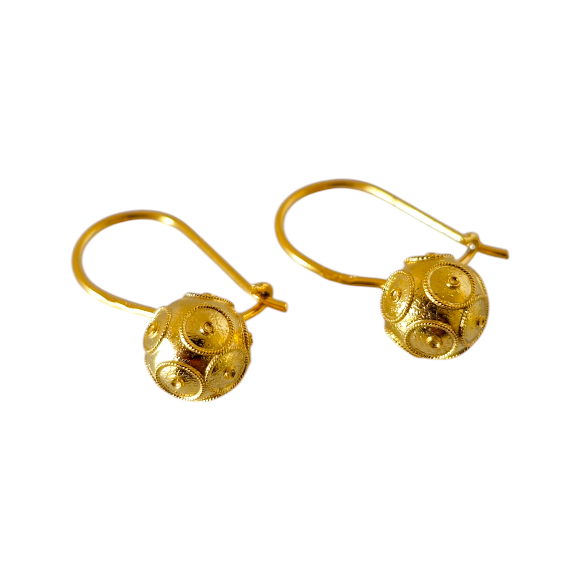 Boucles d'oreilles Viana Ball 8 mm en or