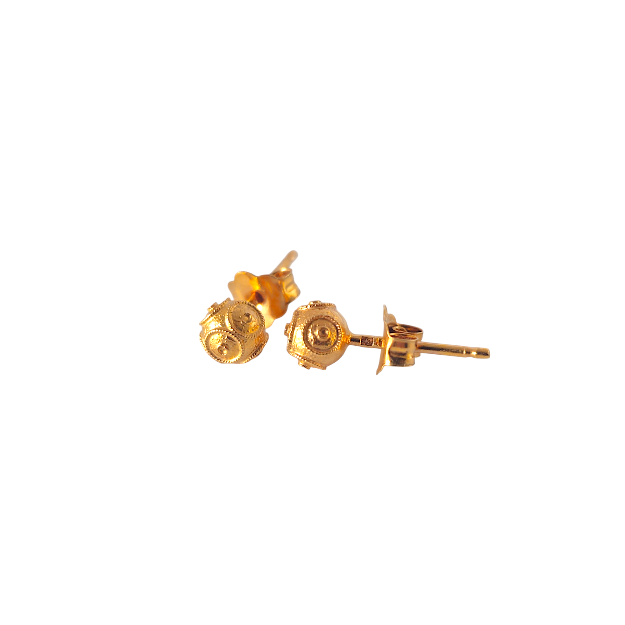 Boucles d'oreilles Viana Ball 4 mm en or