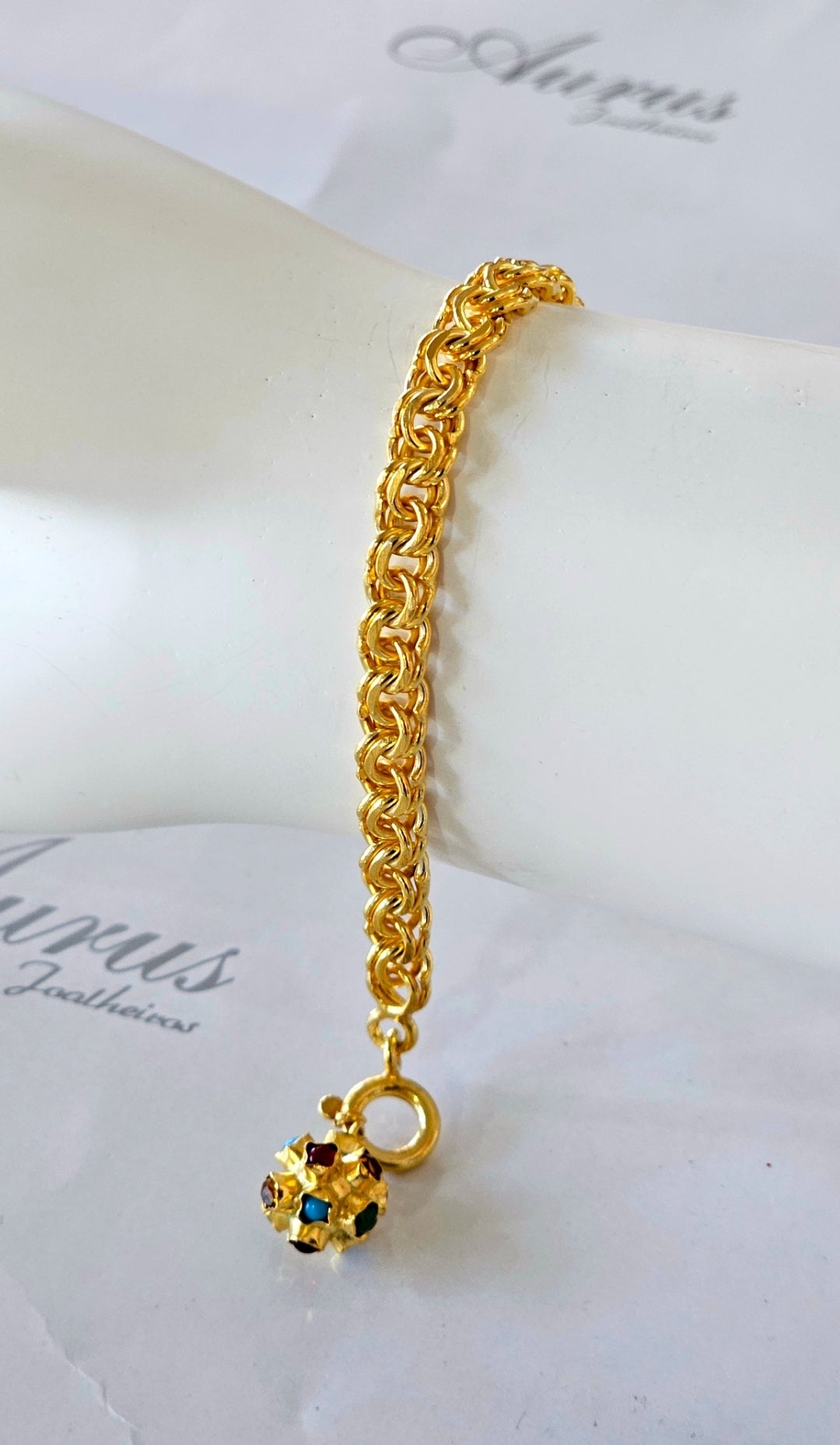 Bracelet en or et argent