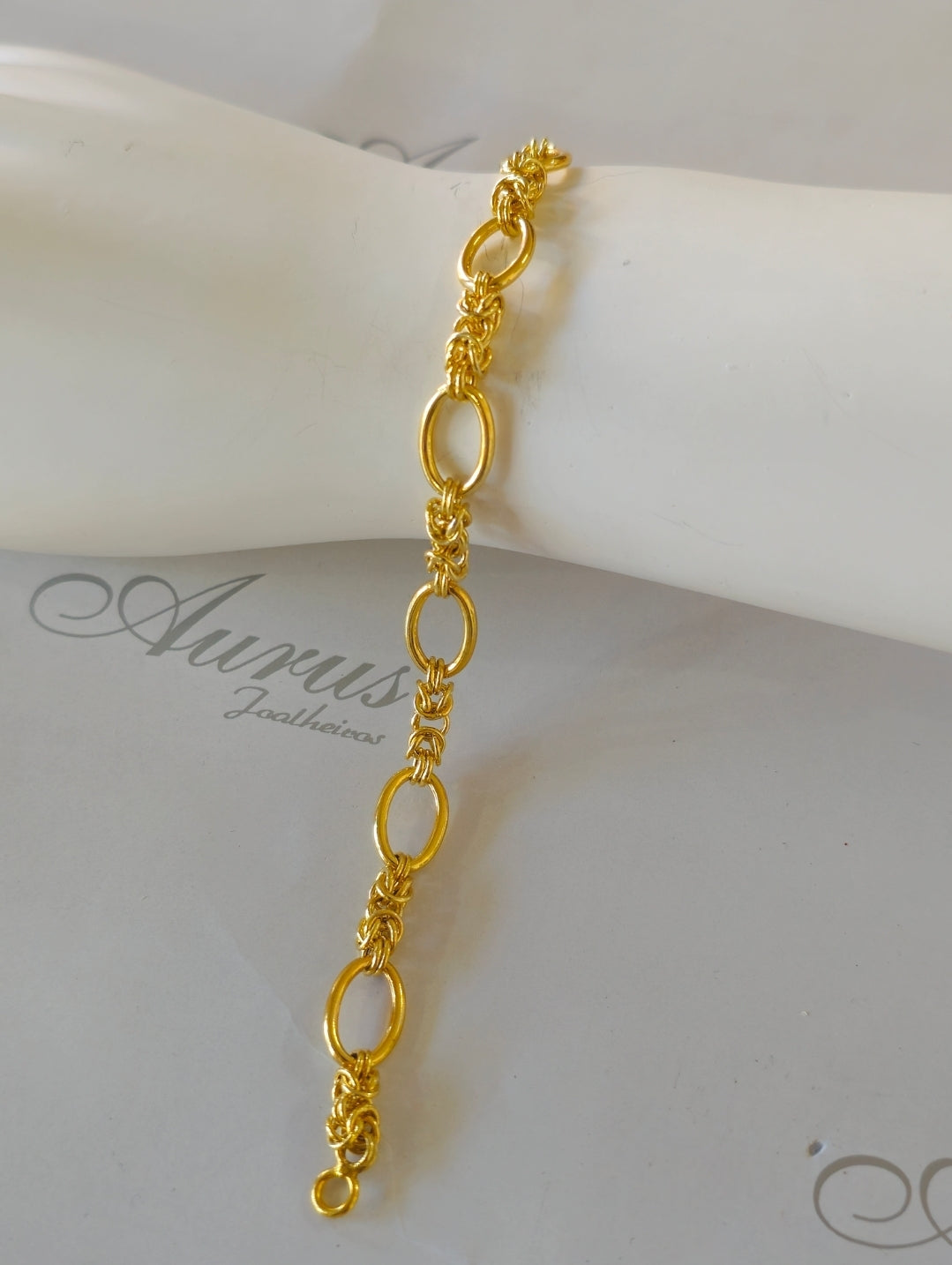 Bracelet en or et argent