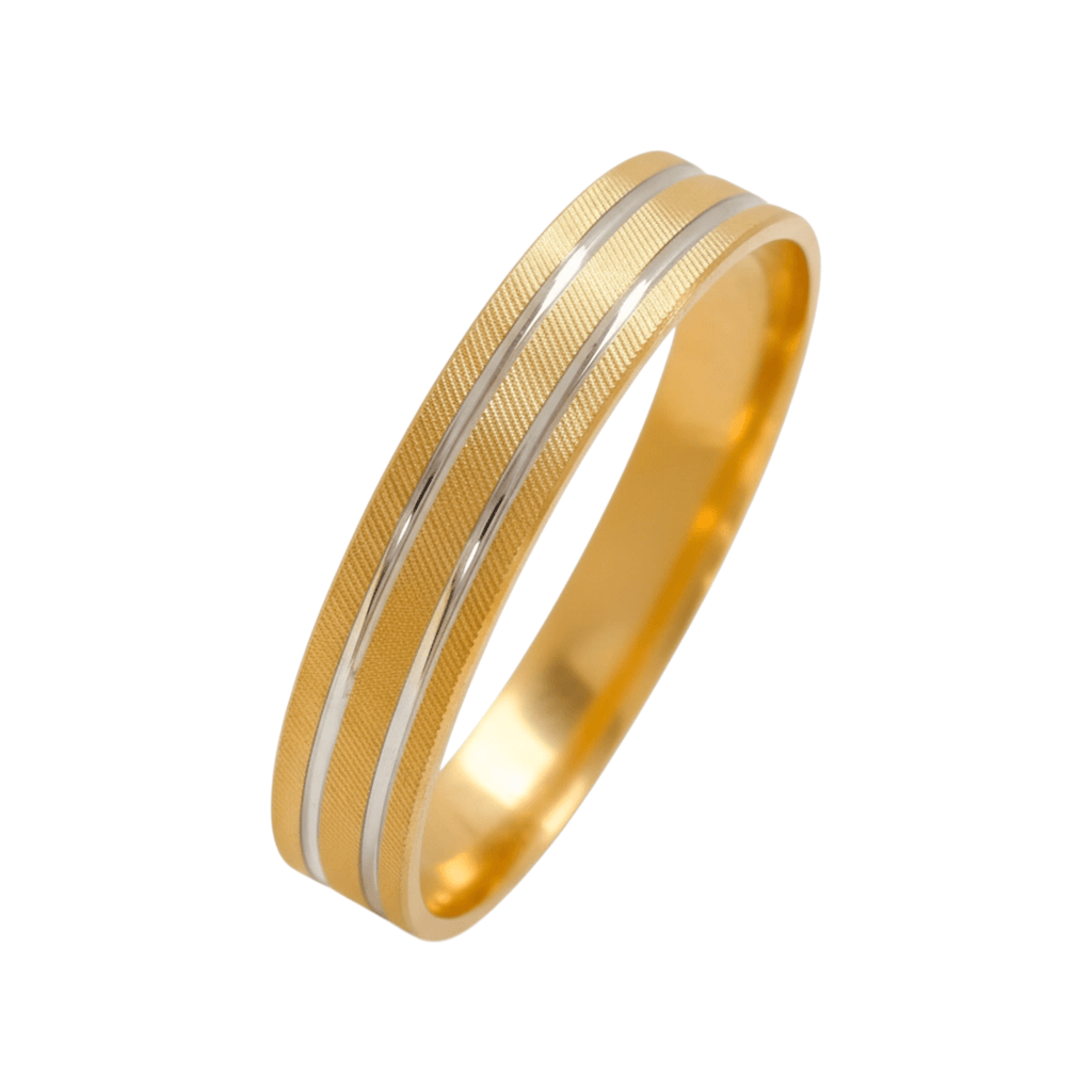 Aliança 4mm Ouro - Aurus Jóias