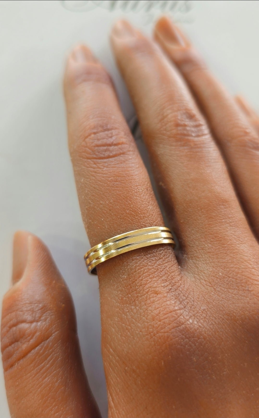 Aliança 4mm Ouro - Aurus Jóias