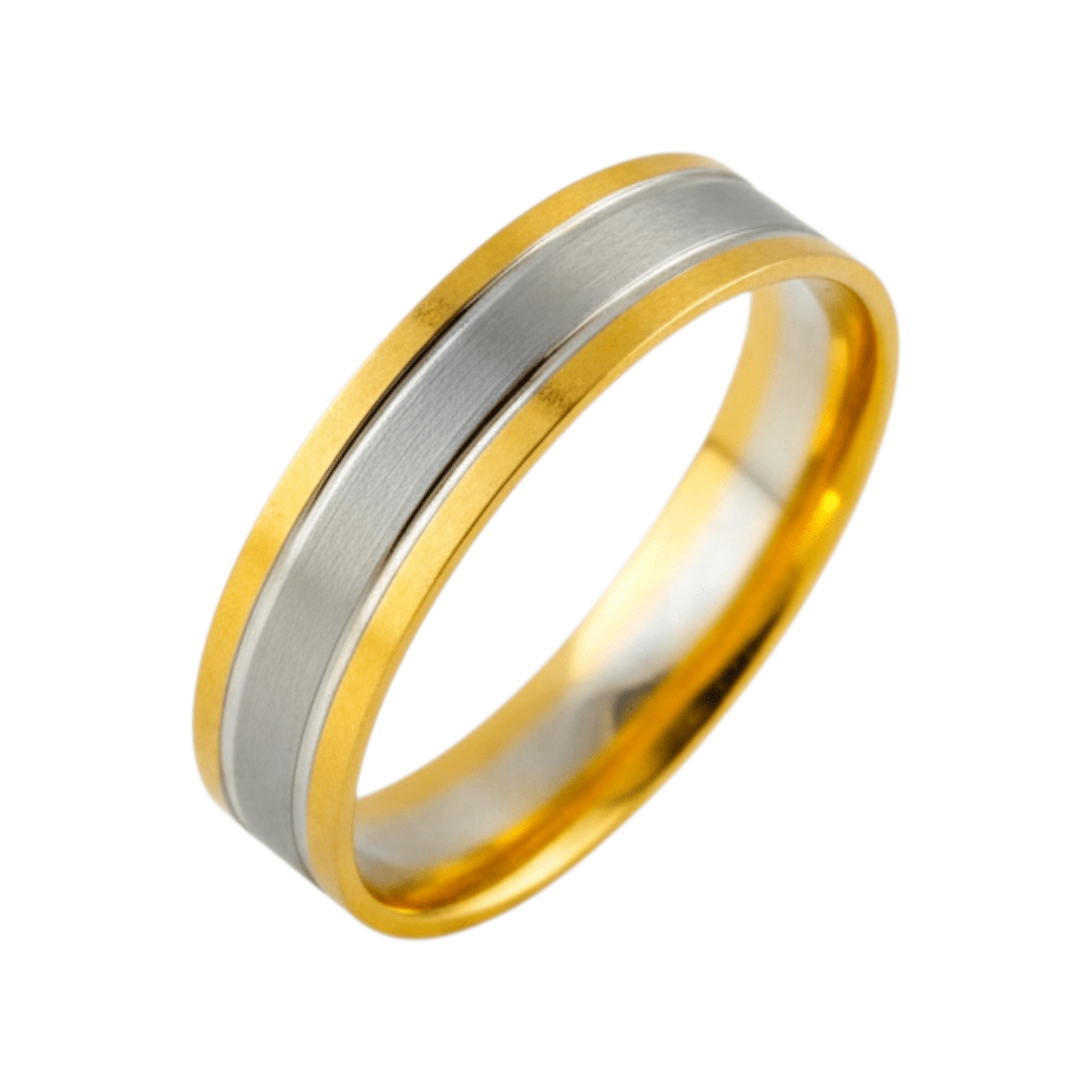 Aliança 5mm Ouro - Aurus Jóias