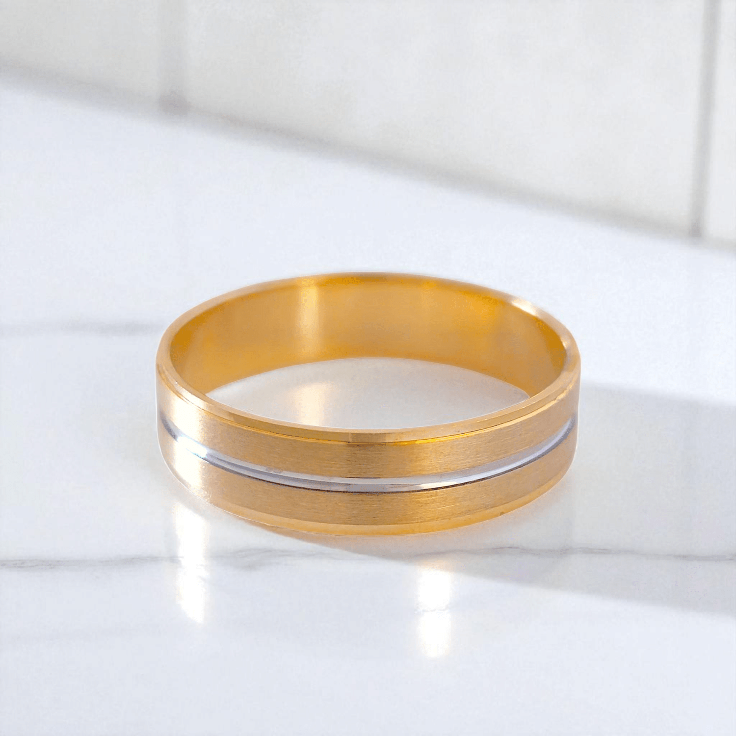 Aliança 5mm Ouro - Aurus Jóias