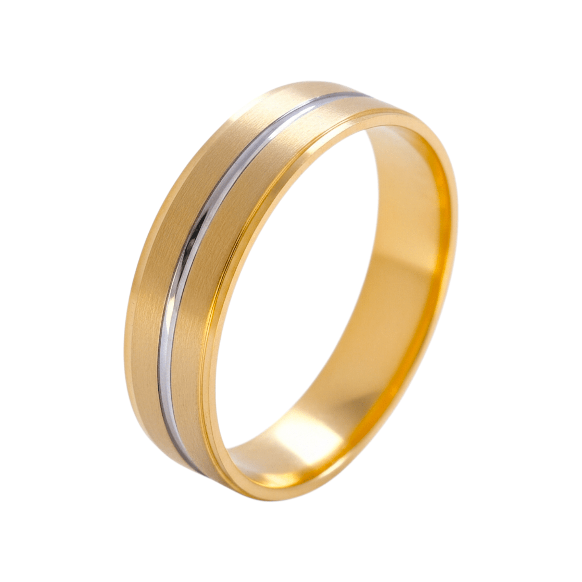 Aliança 5mm Ouro - Aurus Jóias
