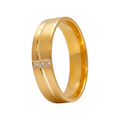 Aliança 5mm Ouro - Aurus Jóias