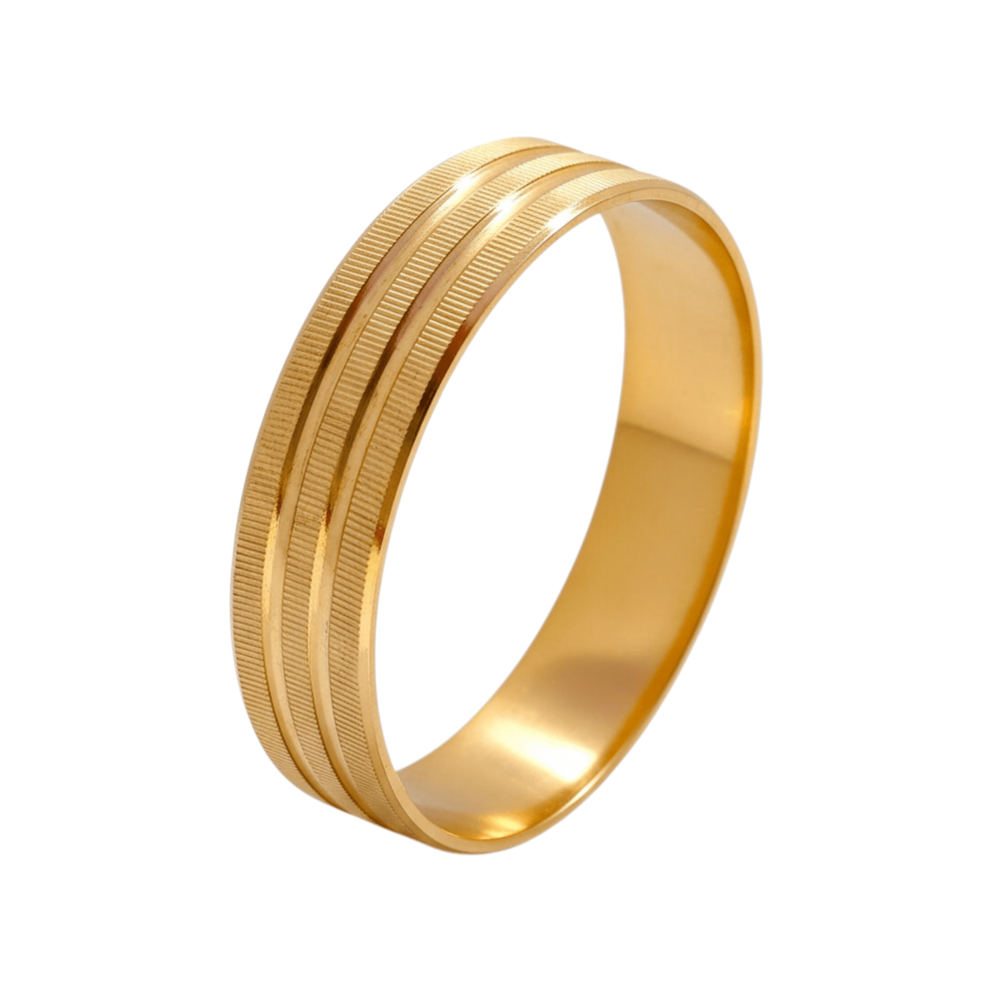 Aliança 5mm Ouro - Aurus Jóias