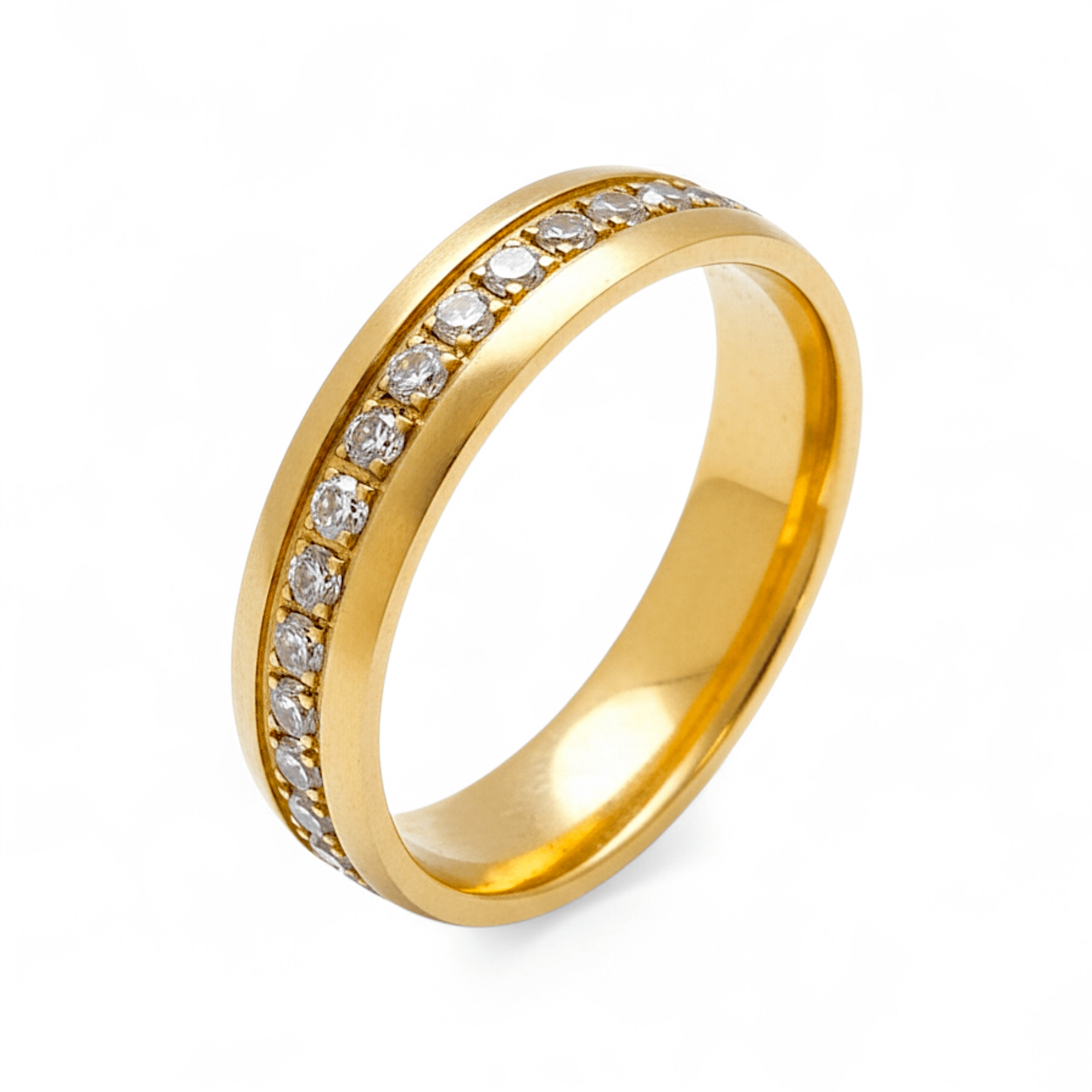 Aliança 5mm Ouro - Aurus Jóias