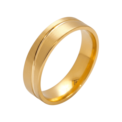 Aliança 5mm Ouro - Aurus Jóias