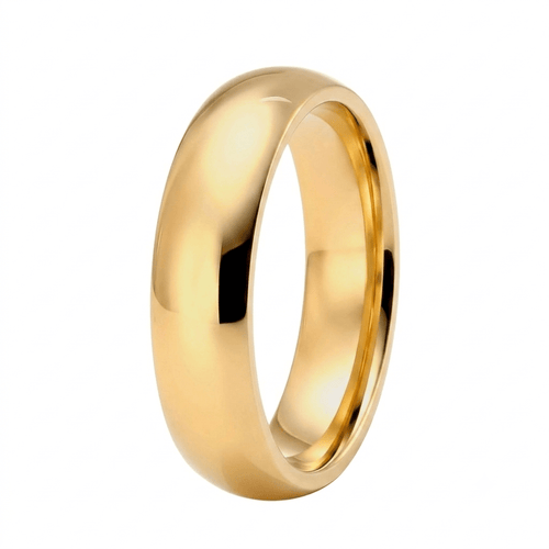 Aliança Amendoada Ouro 6mm - Aurus Jóias