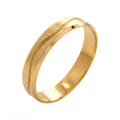 Aliança Ouro 4mm - Aurus Jóias