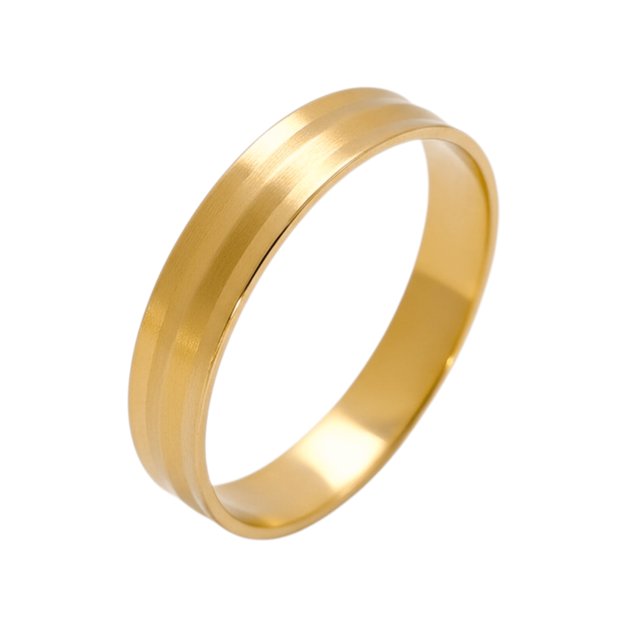 Aliança Ouro 4mm - Aurus Jóias