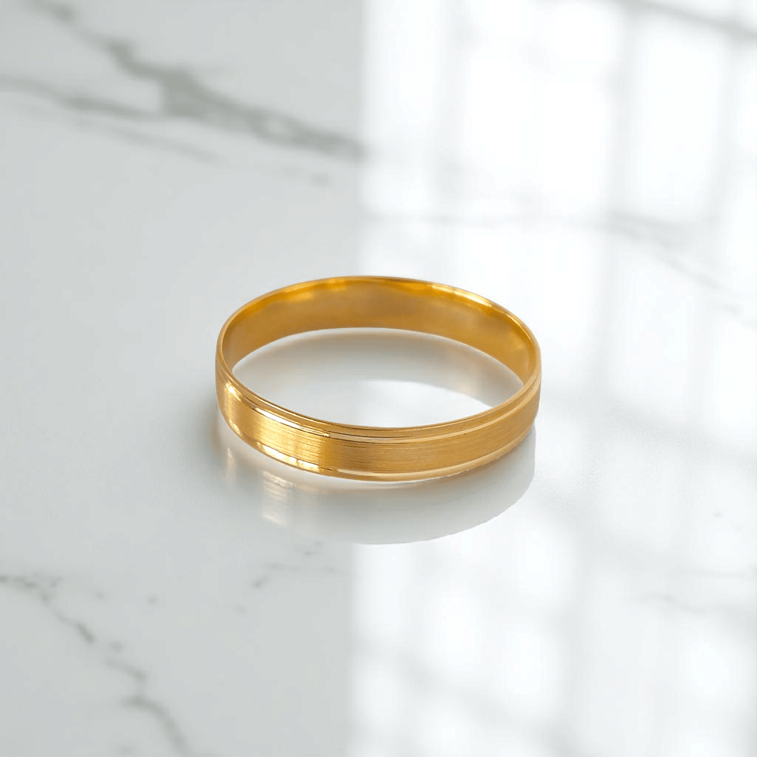 Aliança Ouro 4mm - Aurus Jóias
