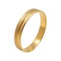 Aliança Ouro 4mm - Aurus Jóias